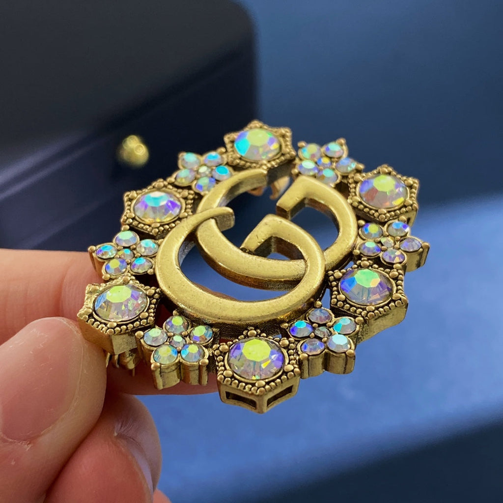 Gucci Brooch Gold 189349