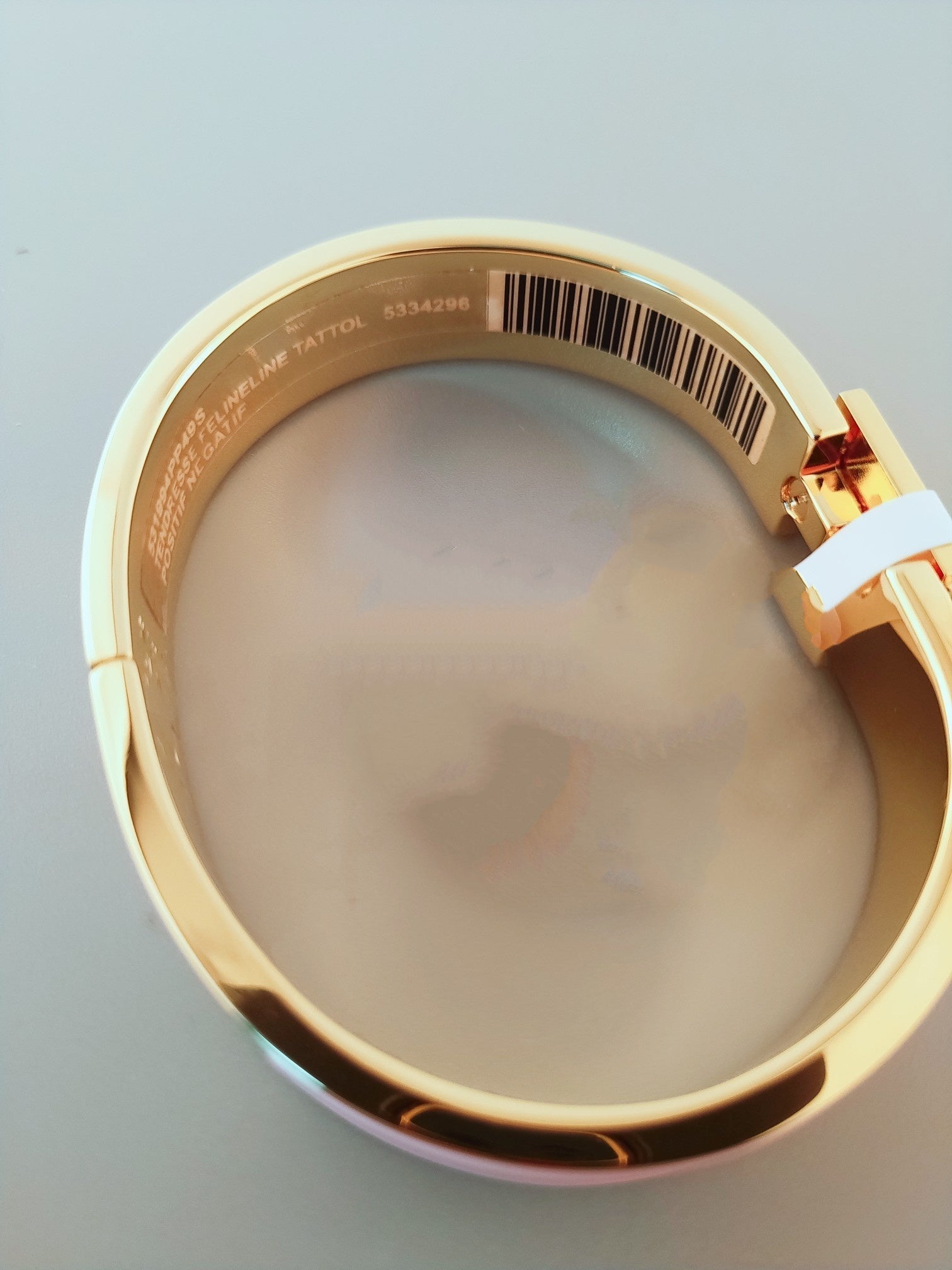 Hermes H Cloud Blue Bracelet