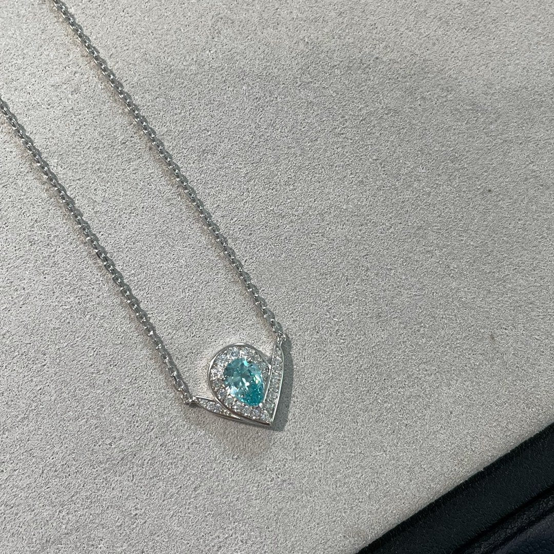 Chaumet Josephine Blue Cubic Zirconia Silver Necklace