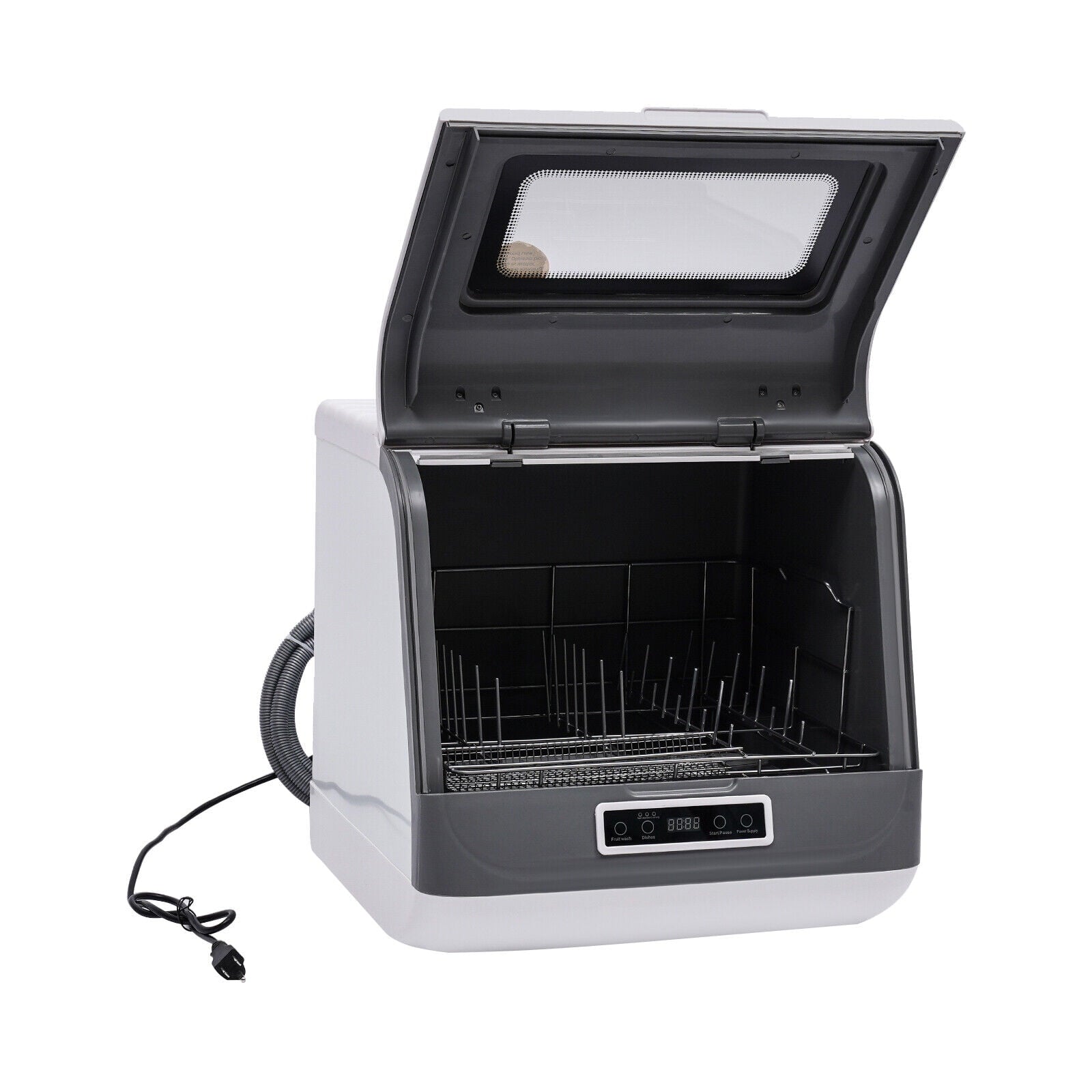 Countertop Dishwasher, Portable Countertop Dishwasher, Mini Dishwasher for Small Households, Apartments, Boats, and Campers/ RVS with Limited Space